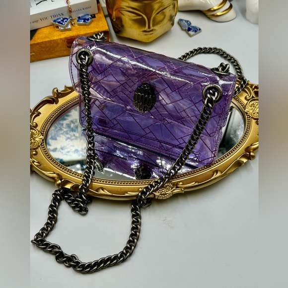 🆕 KURT GEIGER LONDON 🧿 NWOT Mini Kensington Crossbody Bag, Light Purple - Picture 5 of 16